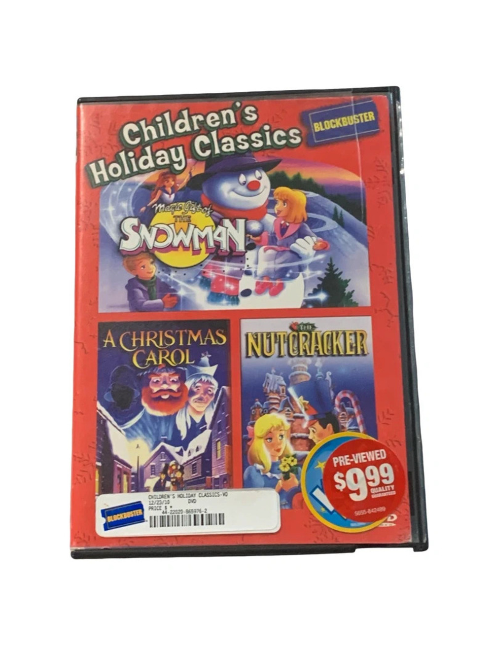 Children’s Holiday Classics DVD Blockbuster Pre-Viewed 3 Movie Collection